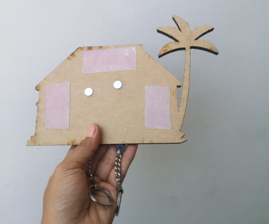 Porta llaves Goku y Milk