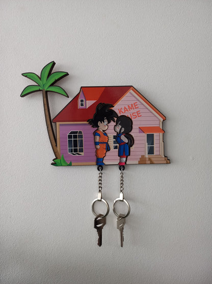 Porta llaves Goku y Milk